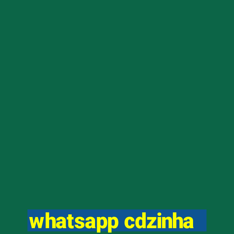 whatsapp cdzinha